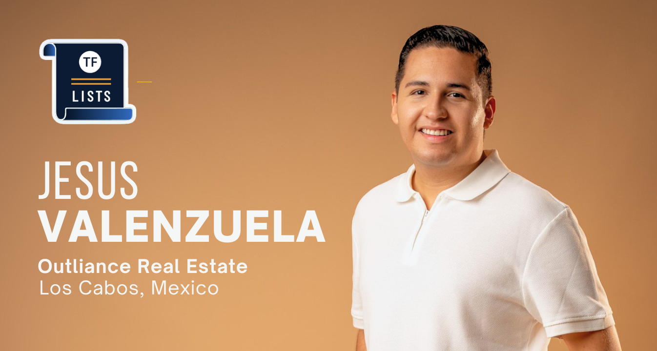 Jesús Valenzuela, Co-Founder of Outliance Real Estate, Recognized in the “Under 30” List by Tom Ferry International